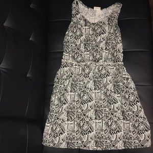 mossimo black and white dress